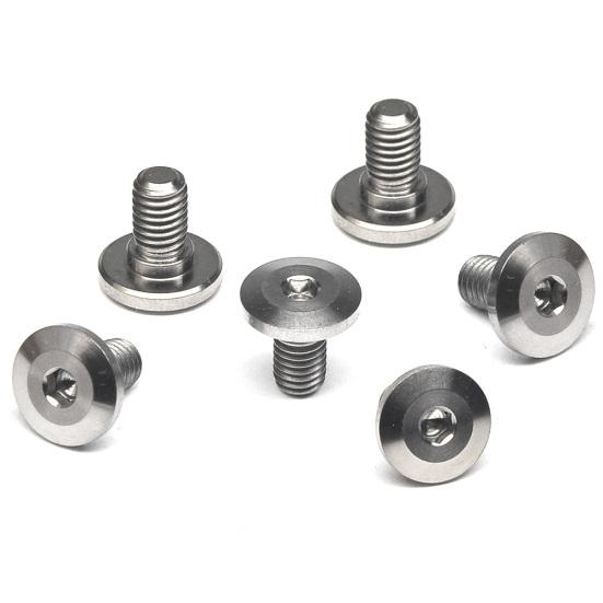12Pcs Titanium Alloy Bicycle Mountain Bike Pedal Cleat Bolts Spacer for Look