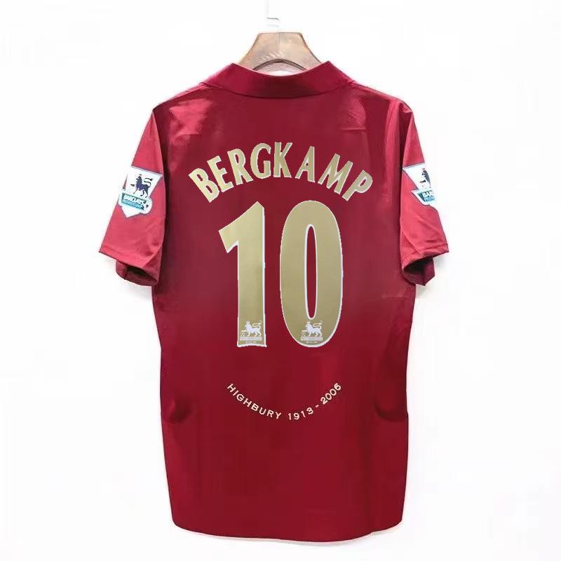 Arsenal '05-'06, Liverpool '06-'07 & AC Mailand Kaka, Henry & Gerrard Retro Trikot Kurzarm