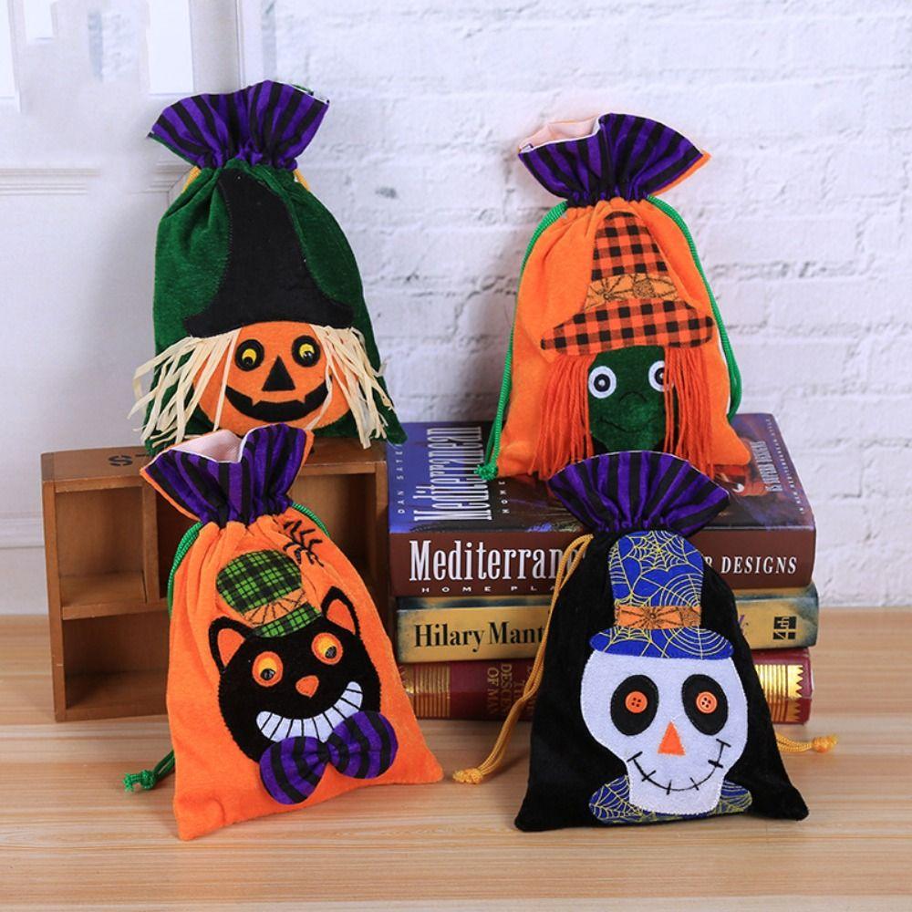 Storage Bucket Trick or Treat Bag Gifts Pouch Pumpkin Bag Party Supplies
