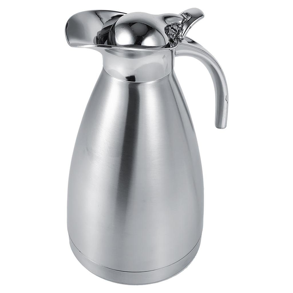 Stainless Steel Coffee Tea Pot Double Wall Vacuum Insulated Thermo Jug Hot Water Bottle