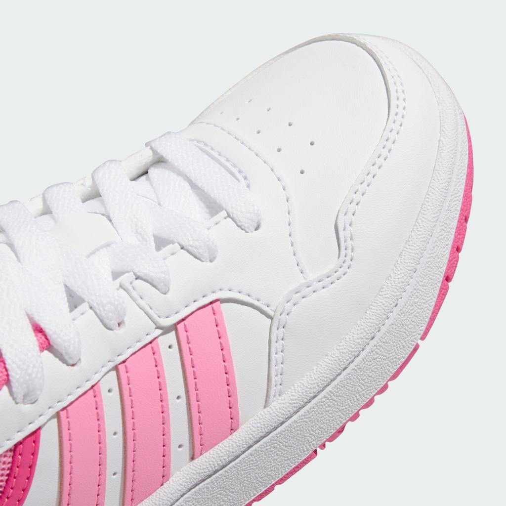 Adidas Hoops 3.0 Low top Children's Basketball Shoes White/Blessing Pi