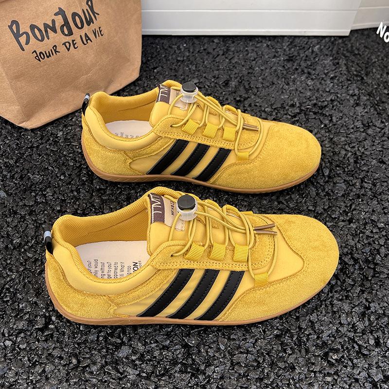 Leather soft-soled German training shoes women's 2025 summer new flat-soled casual Forrest Gump shoes one-pedal mountain climbing sports shoes women