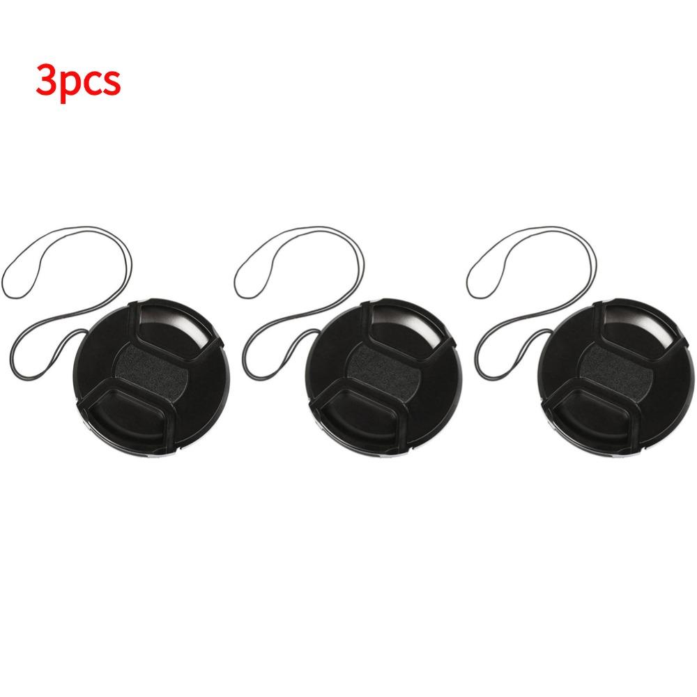 Camera Lens Cap Holder Cover Len Cover For Canon Nikon Sony Olypums 52mm Protection Cover DSLR Camera Lenses Cover