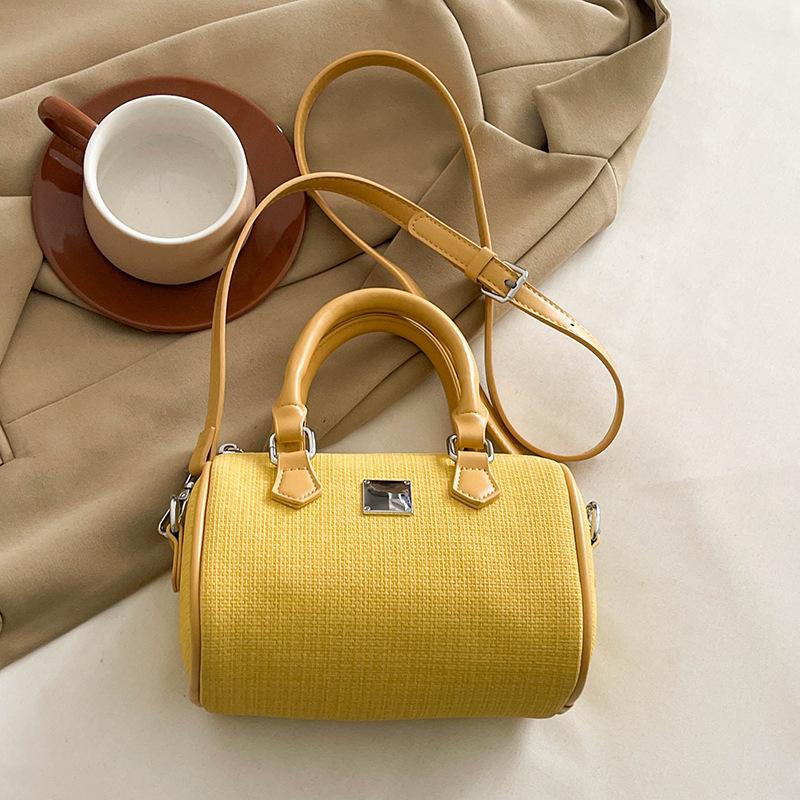 Popular Hot-selling Korean Version of Simple Temperament Portable Pillow Bag Women's Versatile Foreign Style Advanced Texture Solid Color Messenger 