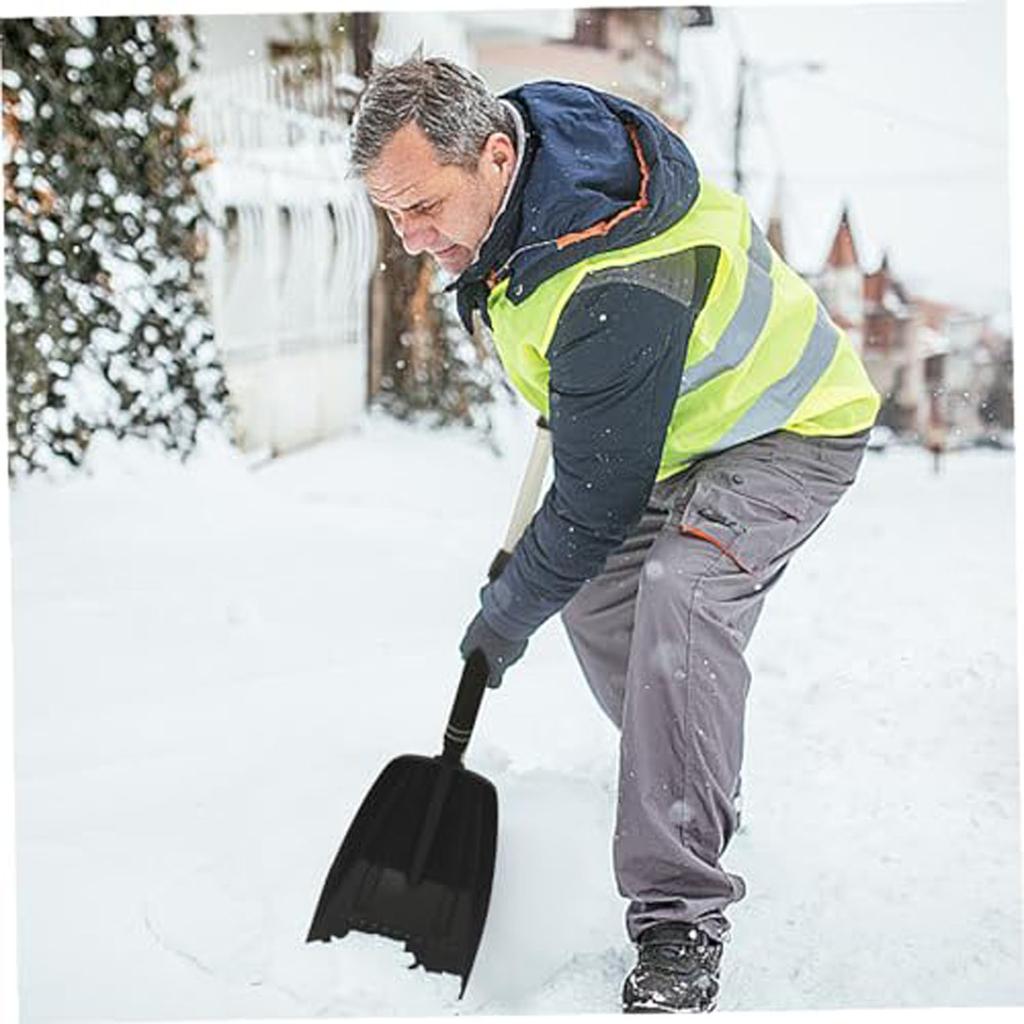 Abnehmbare Schneeschaufel für Fahrzeuge, verdickt und vergrößert, beschädigt Ihr Auto nicht beim Schneeschieben.