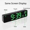 10" LED Digital Wall Clock with Date Display Temperature Alarm Clock