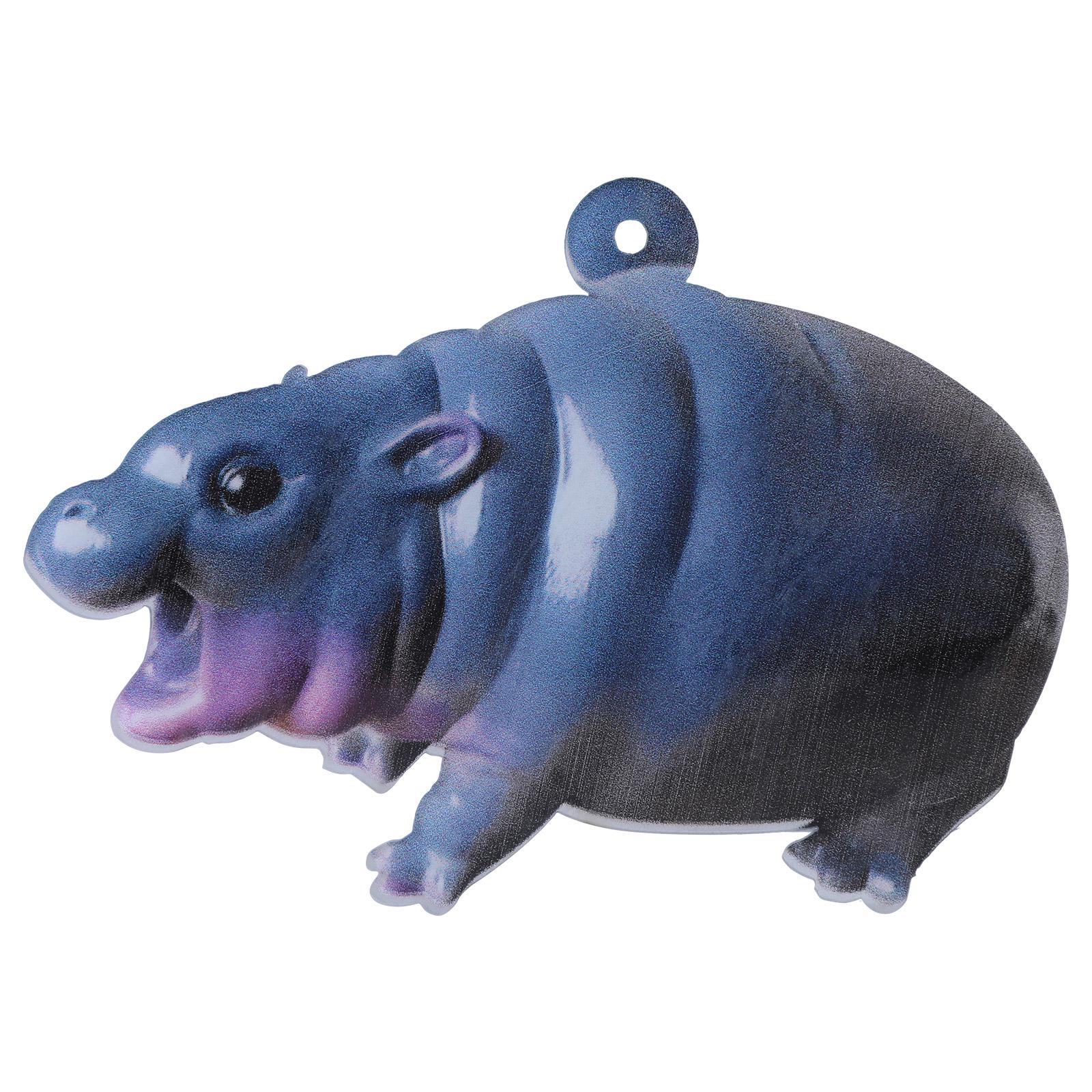 

Элегантное украшение на рождественскую елку в виде бегемота, сезонная подвеска на рождественскую елку в виде бегемота, подвеска для показа на столе для праздничных встреч 1