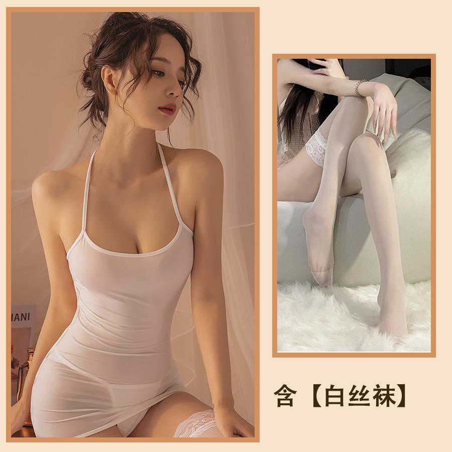 Sex Underwear, Sexy Hip Skirt, Women's Suspender Nightdress, Hot Breasts, Passion and Free Temptation, Perspective Suit