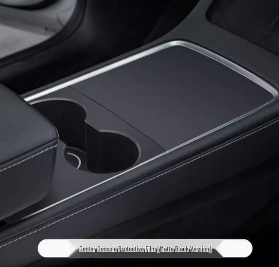 Silikon-Schutz für Tesla Model 3/Y Konsole - Karbonfaser-Textur