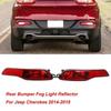 Heckstoßfänger Reflektor Bremslicht Stopplicht Warnleuchte Autozubehör Für Jeep Cherokee 2014-2018 68102877AC 68102876AC