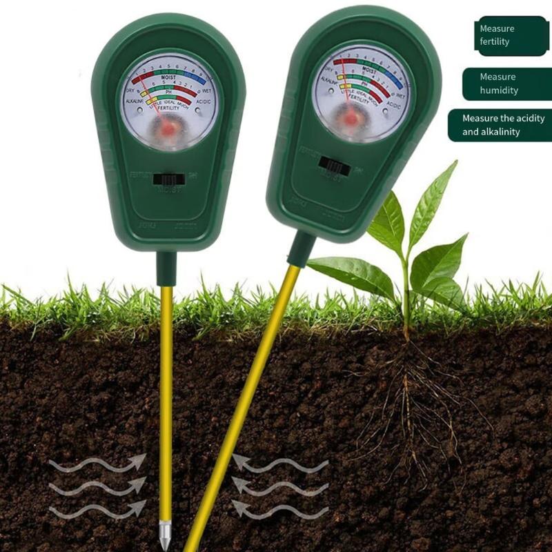 Plastic Ground Measurement with Metal Component Handheld Land Evaluation Instrument Simple To Operate for Plant Care