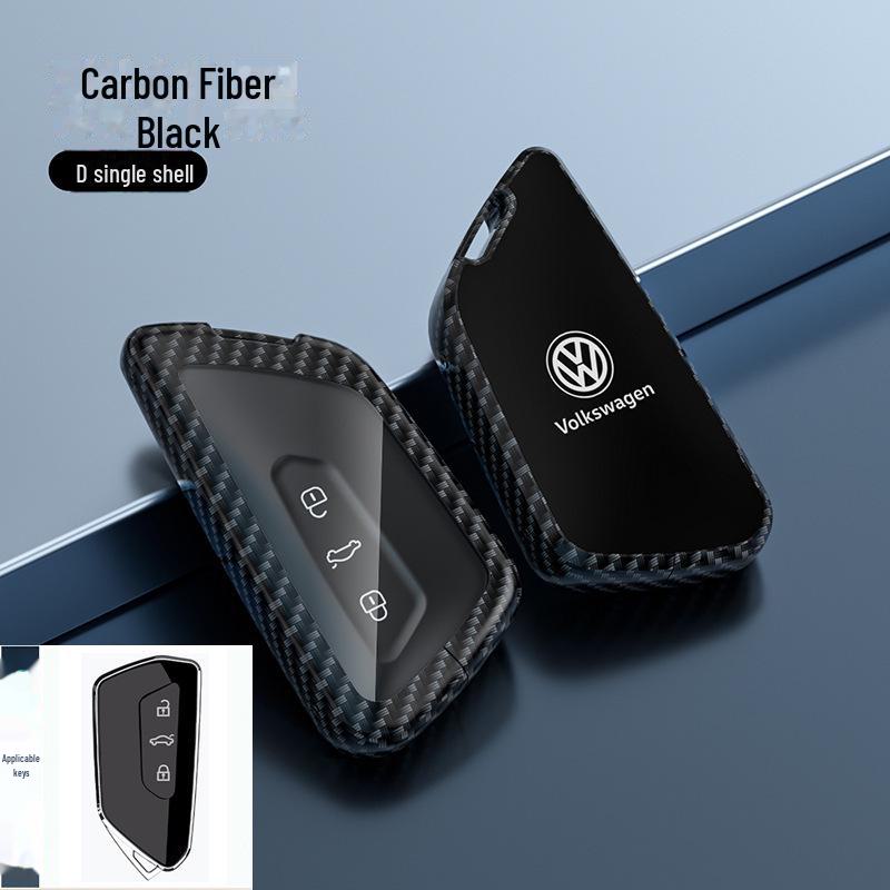 Kryt klíče Volkswagen Lavida pro 24 modelů - Sagitar, Tanyue, Tiguan, Bora a další - Skořepina s přezkou na tašku do auta - Chraňte své klíče stylově.