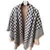 Tausend Vögel Karomuster Schal Winter Warm Verdickt Schal x125m Quadratischer Schal Imitation Kaschmir Schal Neu