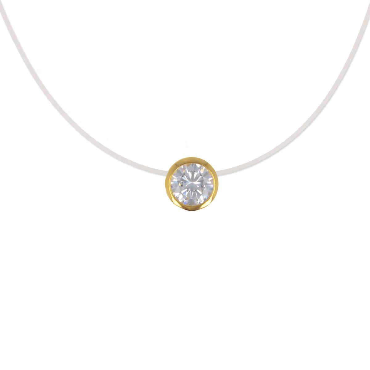 

Les Trésors De Lily [R7219] - Позолоченное колье Essentiel из белого золота - 40 см, 10 мм