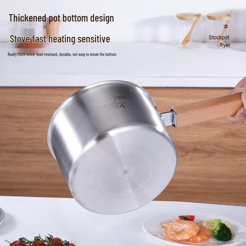 Jun Kaiwei 18cm 304 Stainless Steel Outdoor Pot