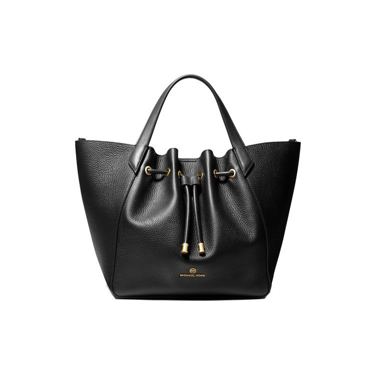 

Michael Kors Phoebe Minimalist Classic Leather Tote Bag Women tote bags Black 30H1G8PT3L-001 Basic Set (Bag+Dust Bag)
