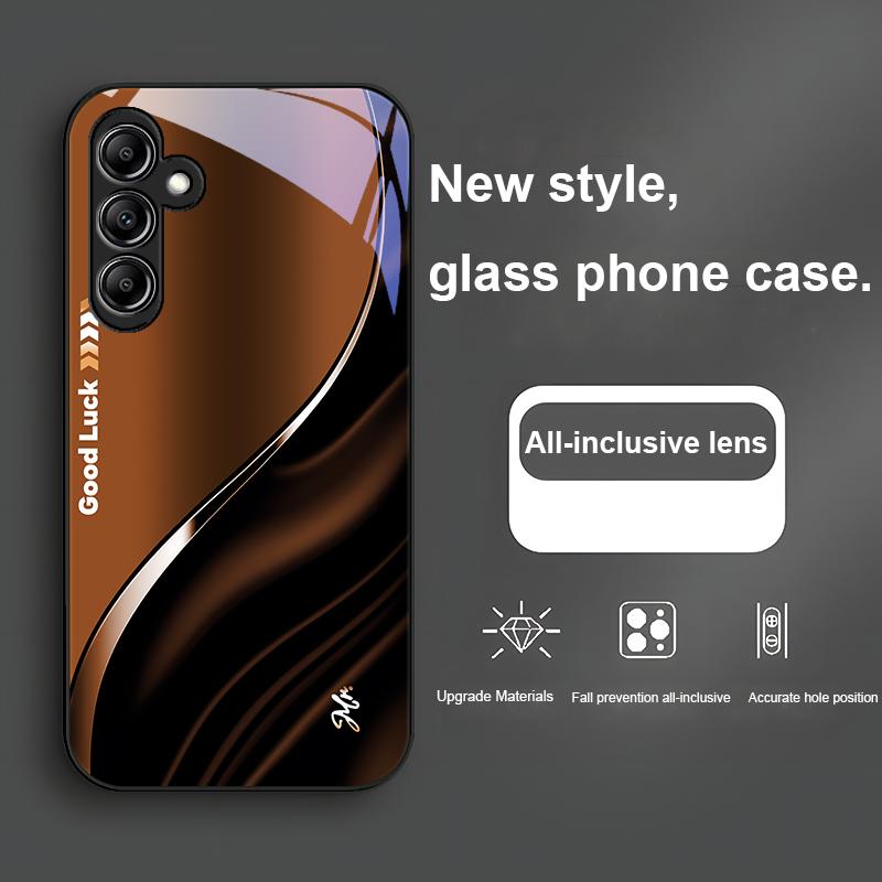 

Удачи для Samsung Galaxy A01 A02 A03 Core A04 A14 4G A13 A54 A34 A31 A20 25 23 22 5G S21 Ultra S20 Plus Стеклянный чехол для телефона Samsung A10
