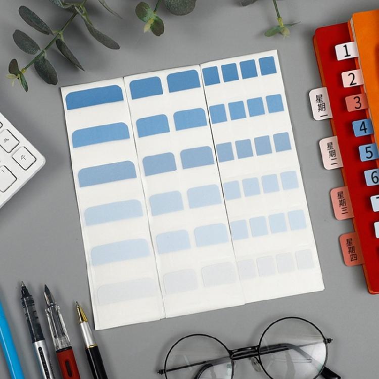 60/120/240Pcs Index Label Adhesive Index Tabs Adhesive Note Page Markers for Notebook Planner Calendar Folder Book