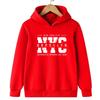 New York Boys and Girls Hoodies Autumn/Winter Hoodies Long Sleeves Classic Casual Minimalist Jackets Children's Letter Hoodies