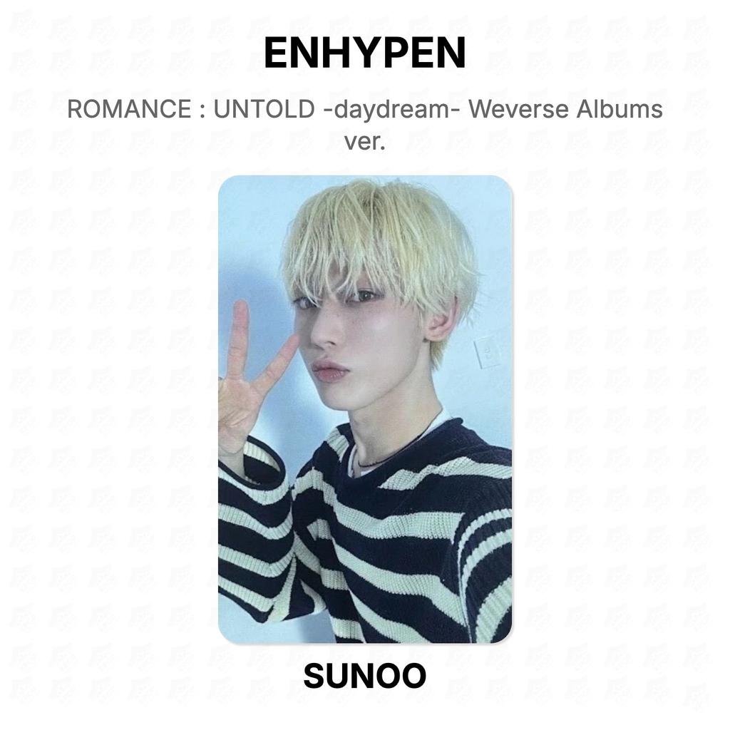 ENHYPEN-ROMANTIK : UNTOLD -daydream- Weverse Alben Version. Offizielle Fotokarte