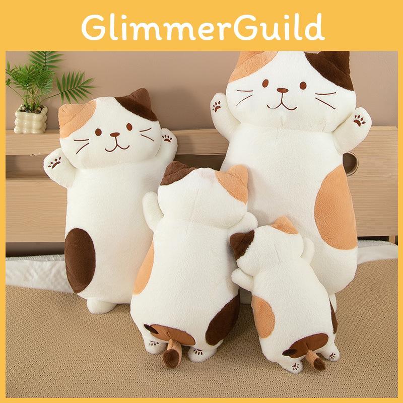 Toy Cat Plush Long Pillow Stuffed Animal Doll Cartoon Decoration Kids Gifts