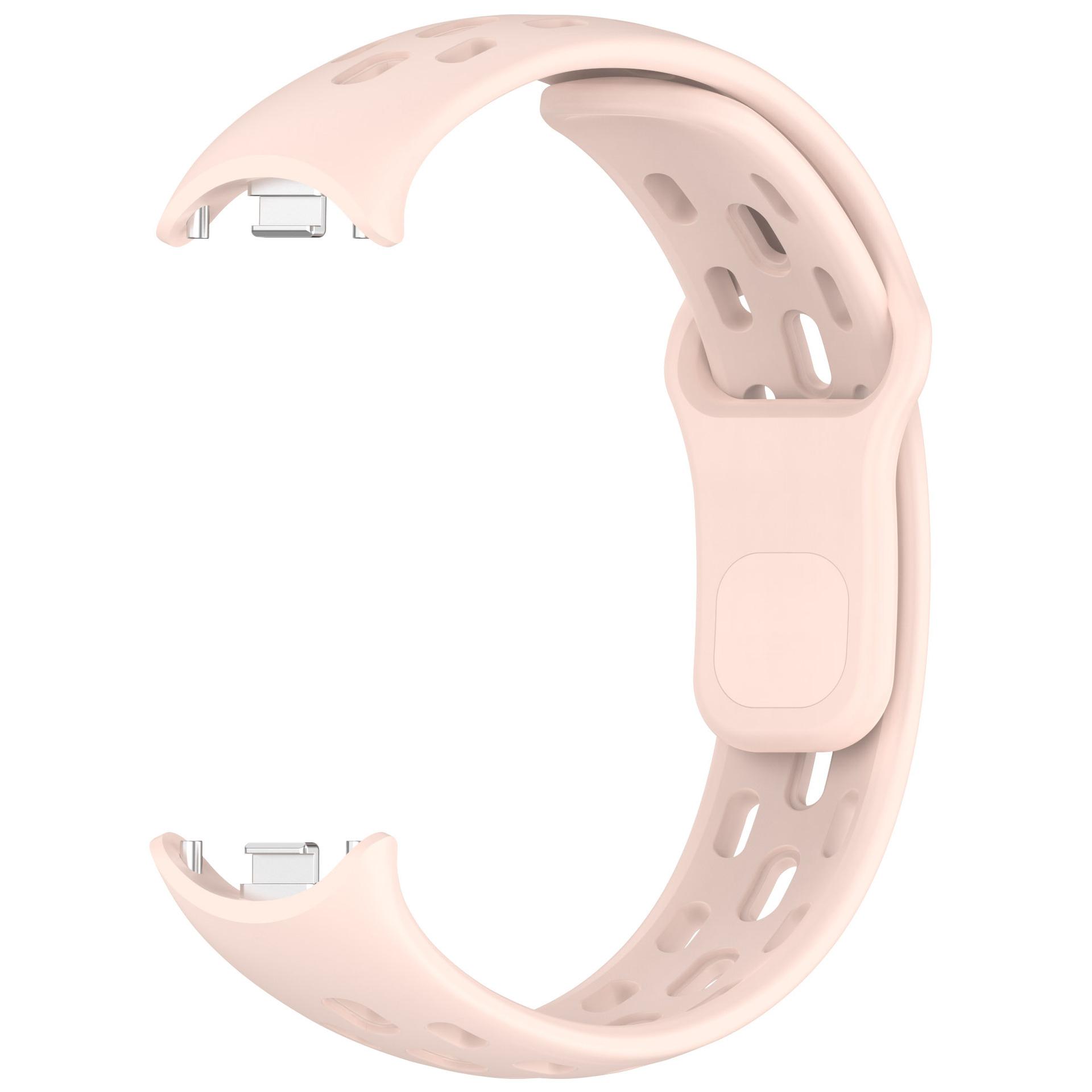 

Silicone Strap for Xiaomi Mi Band 10 9 8 Sport Rubber Bracelet watchband pulseira Correa Xiaomi Smart Band 8 9 10 Accessories for miband 8 рожевий