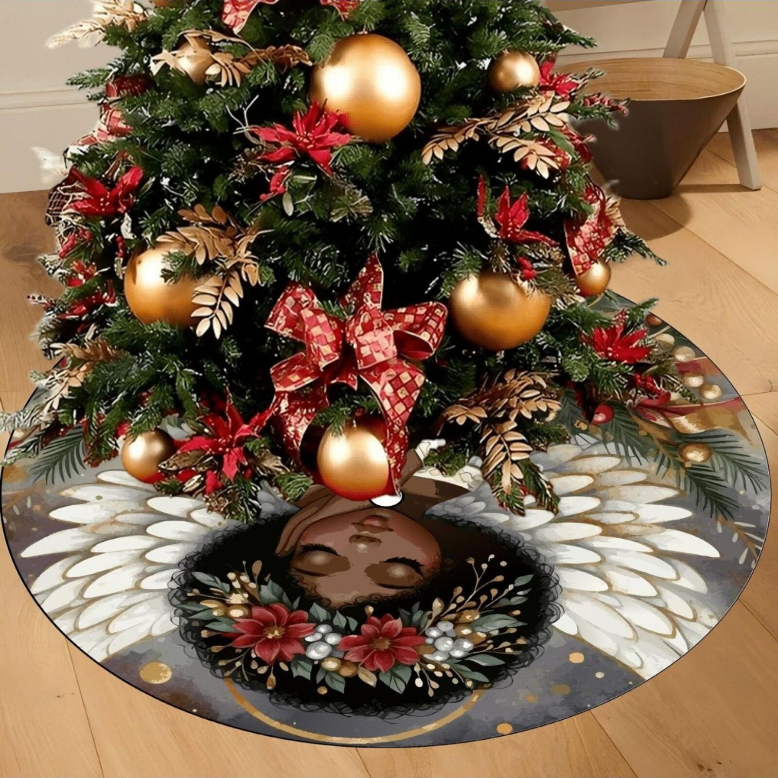 

Carpet Indoor And Outdoor Floor Decoration Christmas Atmosphere Tree Skirt One Size