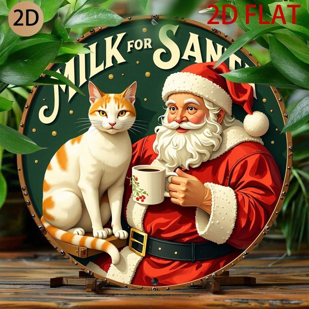 2D Flat Metal Wall Sign Decor