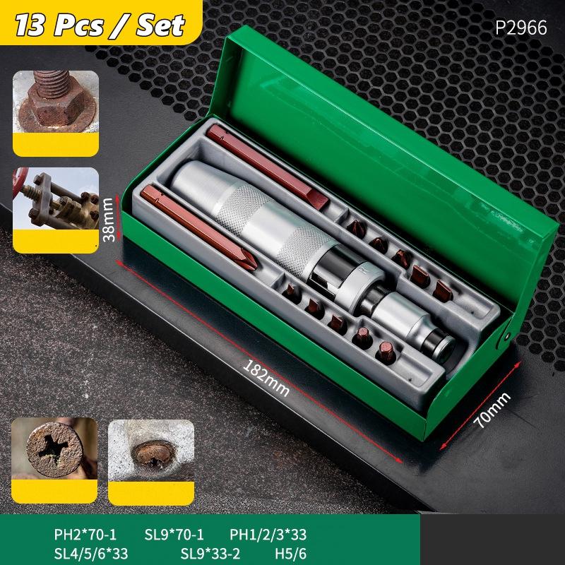 Xiaomi Impact Screwdriver Hand Manual Reversible Impact Driver Set Extractor Durable Remove Disengage Rusted Fasteners Or Frozen Bolts