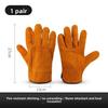 Welder-Specific Double-Layer Cowhide Welding Gloves Heat-Resistant Flame-Retardant Protective Work Gloves Industrial Safety Gear