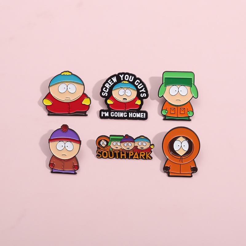 Anime Character Alloy Brooch - Creative Cartoon Badge