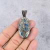 Tree Of Life K2 Azurite Pendant, 999 Copper Wire Wrapped Gemstone Jewelry, Handmade Pendant, For Thanksgiving