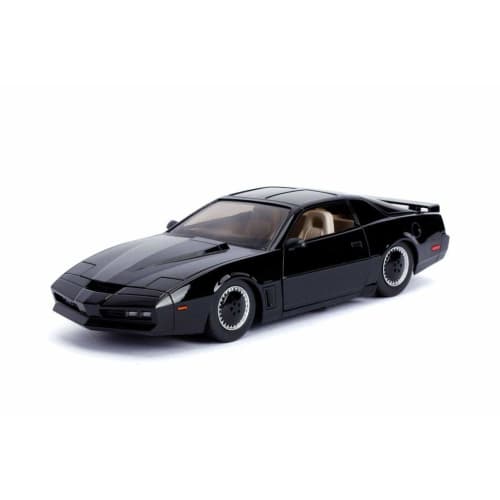 Knight Rider Jada Toys Metals Hollywood Rides 1/24 Scale Diecast Car K.I.T.T. with Scanner Light Light Up