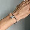New Punk Personality Minimalist Unique Design Silver Color 5/8/10mm Ball Beading Bracelet for Woman Fashion Jewelry Holiday Gift