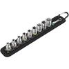 WERA 1/4" Drive 9-Piece ZYKLOP Socket Set (003883)