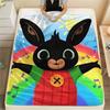 Coperta in Flanella con Stampa di Bing Bunny, Alta qualità, Confortevole per Tutte le Stagioni, Decorazione per la Casa, Calore e Comfort