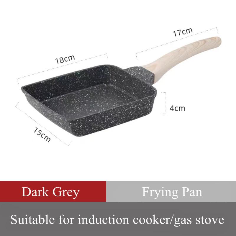Maifan Stone Durable Non-Stick Frying Pan Spatula Household Pancake Tamagoyaki Breakfast Maker Cooking Pot Kitchen Cookware