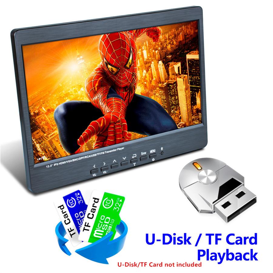13.3INCH  HD IPS LCD Display 1080P Car Headrest Player MP5 Player with Headrest Bracket