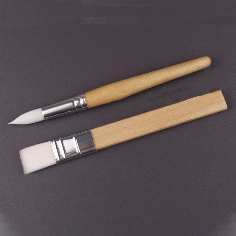 1 комплект (6Pcs) Набор кистей с деревянными ручками - для акварели, масла, акрила, создания искусства