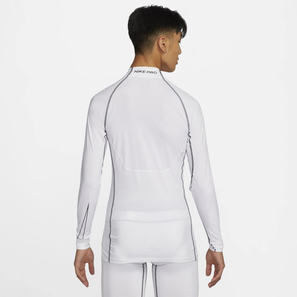Nike Tight Fit Long Sleeve Top DD1987 M White/Black