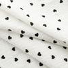 135x50cm Crêpe Douce Double Couche Gaze Jolie Impression Cœur Coton Enfant Tissu Pour Vêtements De Nuit Tissu D'ameublement YHW300530