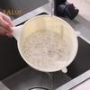 Rice Washing Sieve Convenient Durable Fine Hole Design Vegetable Fruit Washing Colander for Home Kitchen