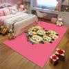 Stylish Minions Design Non-Skid Area Rug Living Room Bedroom Soft Carpet Children Play Mat Home Decor Gift