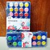 Xuan Qing 12/36 Color Pan Pastels: Beginner Transparent Solid Watercolor Paint Set with 28 Colors and Brush