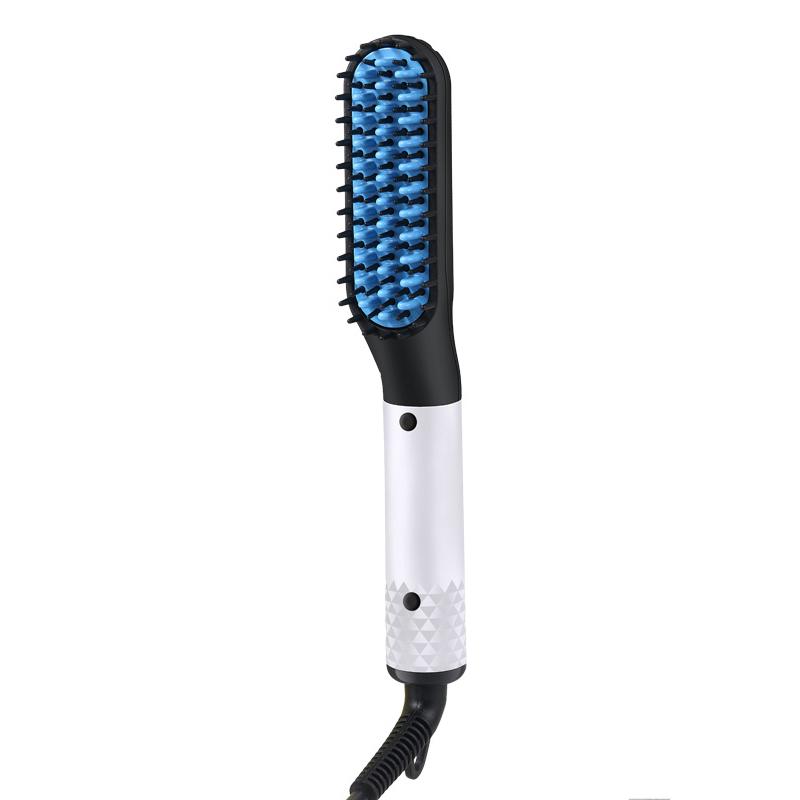 Quick-heating Comb Anti-scald Hair Straightener Dual-voltage Professional Beard Hair Straightener Brush Hair Comb
