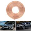 25ft Brake Line Tubing Copper Nickel Plated 3Celsius16in OD Coil Roll for Hydraulic Braking Fuel System(Gold )