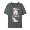 Inhale Exhale Elephant Yoga Tshirt Funny Yoga Top Tee Rife Normal Tops Shirts Cotton Tshirts Printed On