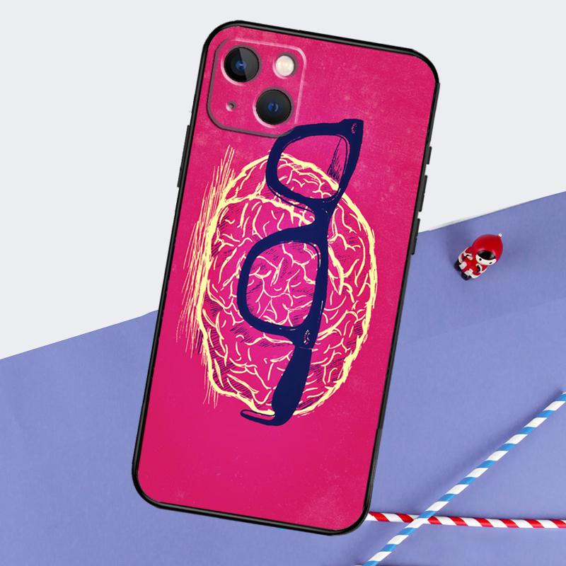 Awesome Psychologist Psychology Phone Case For iPhone 16 Pro Max 12 13 Mini 11 14 15 Pro Max XR 15 16 Plus 16e Back Cover