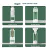 Portable Cosmetic Refill Bottles: 15ml, 30ml, 50ml Vacuum Press with Scale for Lotion and Spray
