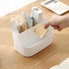 1pc Desk Storage Box Makeup Cosmetic Desktop Organizer Office Supplies Box Plastic Storage Dividing Box for Office Living Room